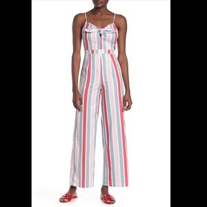 Romeo & Juliet Couture Stripe Jumpsuit M